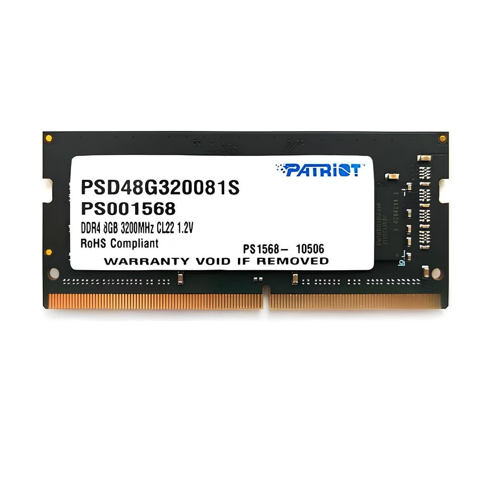 Memória RAM Notebook Patriot 8GB DDR4 3200MHz