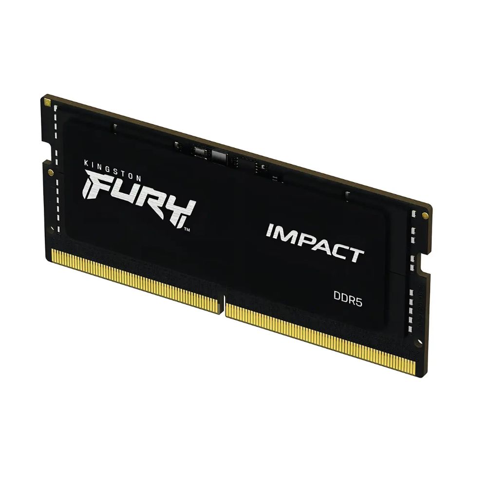 Memória Kingston Fury Impact 16GB DDR5 4800 Notebook Preto