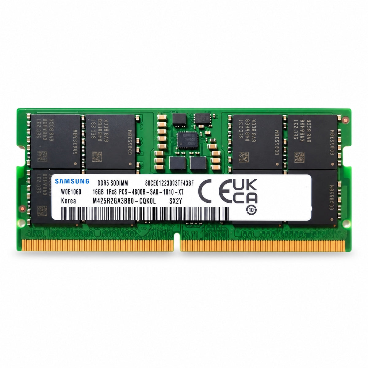 Memória RAM Samsung DDR5 16GB 4800MHz SODIMM Notebook